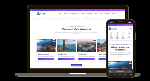 Avenue Consultancy - Consultancy project showcase